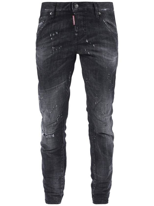 Women Cool Girl Slim Fit Jeans Black - DSQUARED2 - BALAAN.