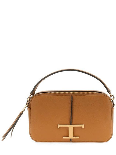 T Timeless Leather Cross Bag Brown - TOD'S - BALAAN 2