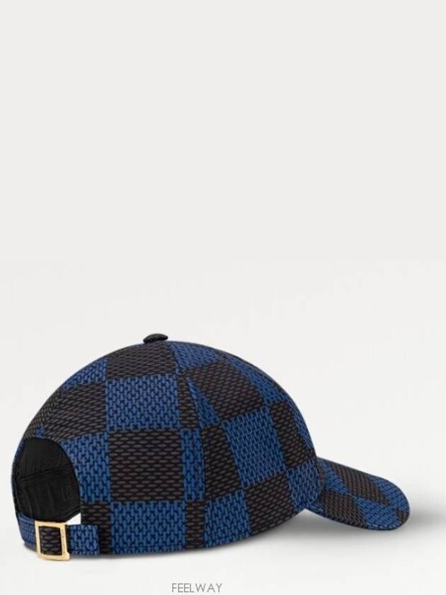 Damier Pop Ball Cap Blue - LOUIS VUITTON - BALAAN 4