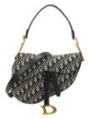 Saddle Oblique Jacquard Shoulder Bag Navy - DIOR - BALAAN 2