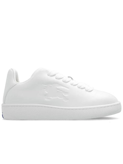 Leather Box Low-Top Sneakers White - BURBERRY - BALAAN 2