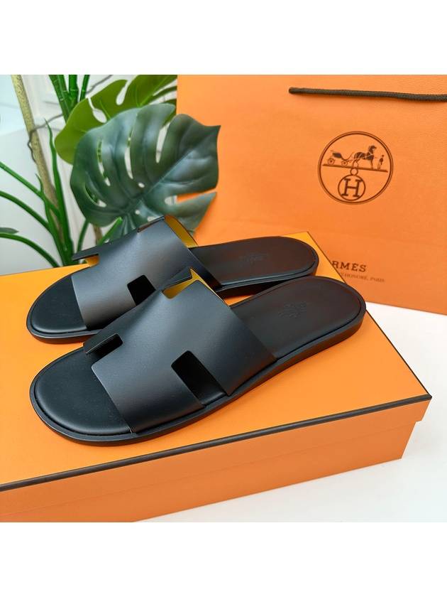 Izmir Sandal Calfskin & Noir - HERMES - BALAAN 9