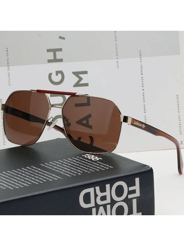 Sunglasses Fashion Two Bridges Brown Boeing Overfit OR0064 32L - ADIDAS - BALAAN 2