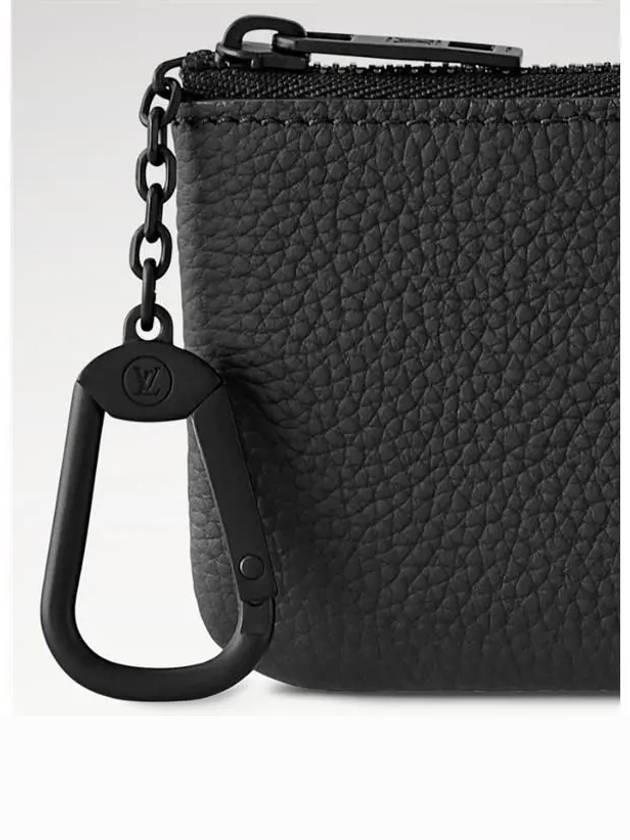 LV Aerogram Key Pouch Black - LOUIS VUITTON - BALAAN 3