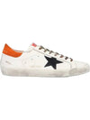 Superstar Vintage Low Top Sneakers Orange White - GOLDEN GOOSE - BALAAN 1