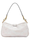 Snap Hook Leather Shoulder Bag White - MIU MIU - BALAAN 3