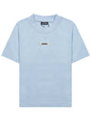 Le Gros Grain Short Sleeve T-Shirt Light Blue - JACQUEMUS - BALAAN 10