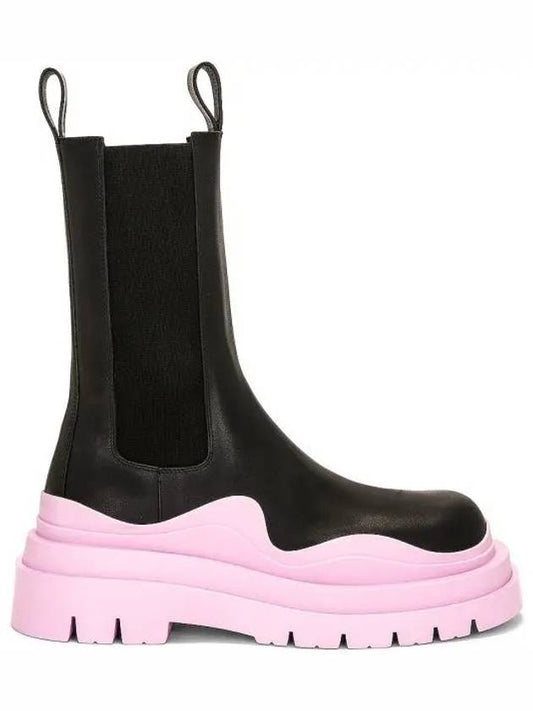 Tire Chelsea Boots Black Pink - BOTTEGA VENETA - BALAAN 2