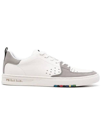 Leather Low Top Sneakers White - PAUL SMITH - BALAAN 2