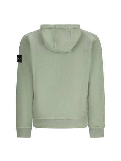 JERSEY SWEATSHIRT WITH LOGO BADGE - STONE ISLAND - BALAAN 2