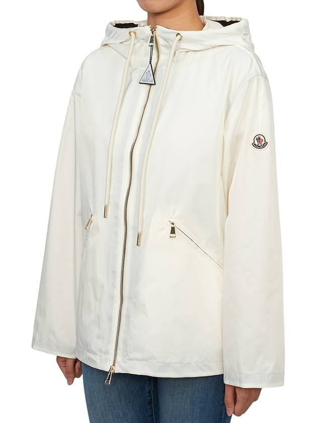 Cassiopea Zip Up Hoodie White - MONCLER - BALAAN 4