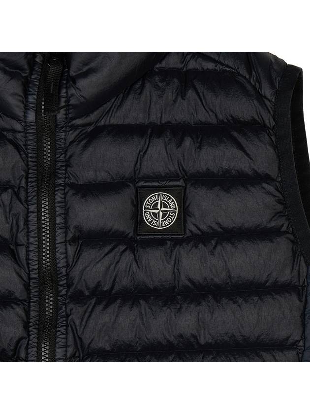 Kids Logo Patch Padded Vest Navy - STONE ISLAND - BALAAN 8