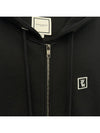 Back logo hooded zip up black - WOOYOUNGMI - BALAAN 7