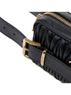 Matelasse Nappa Leather Clutch Bag Black - MIU MIU - BALAAN 8