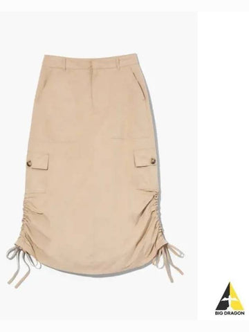 Cargo Skirt Beige MJKAS23002BEX - MARC JACOBS - BALAAN 1