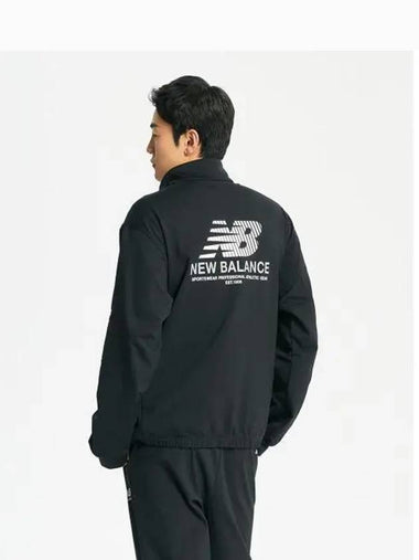 NBMDD32853 UNI 247 RUNNING Tricoat Track Jacket BLACK - NEW BALANCE - BALAAN 1