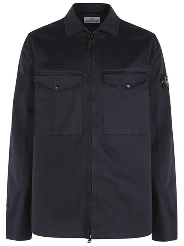 Compass Badge Zipped Jacket Orange Navy Blue - STONE ISLAND - BALAAN 2