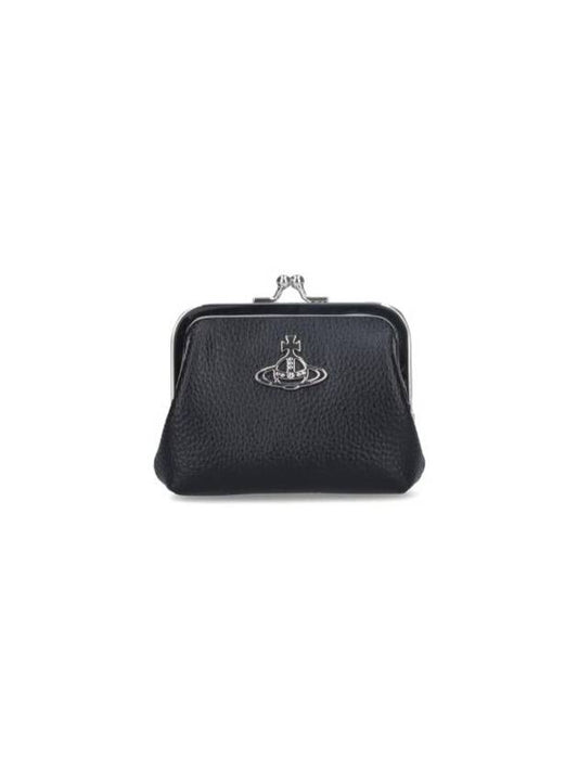 ORB Logo Coin Purse Black - VIVIENNE WESTWOOD - BALAAN 1