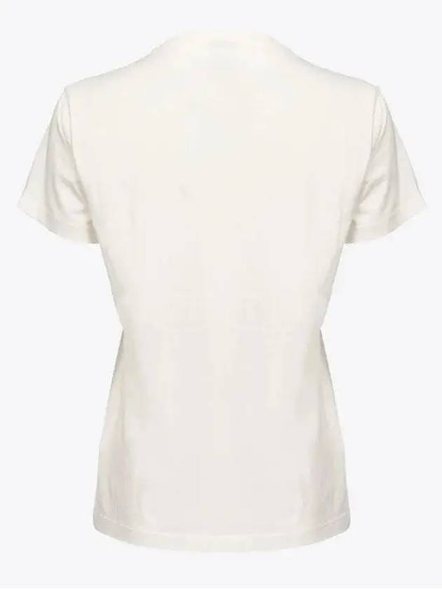 Tivoli Palm Tree Short Sleeve T Shirt White - PINKO - BALAAN 3