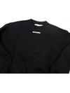 Marker Arrow Overfit Sweatshirt Black - OFF WHITE - BALAAN.