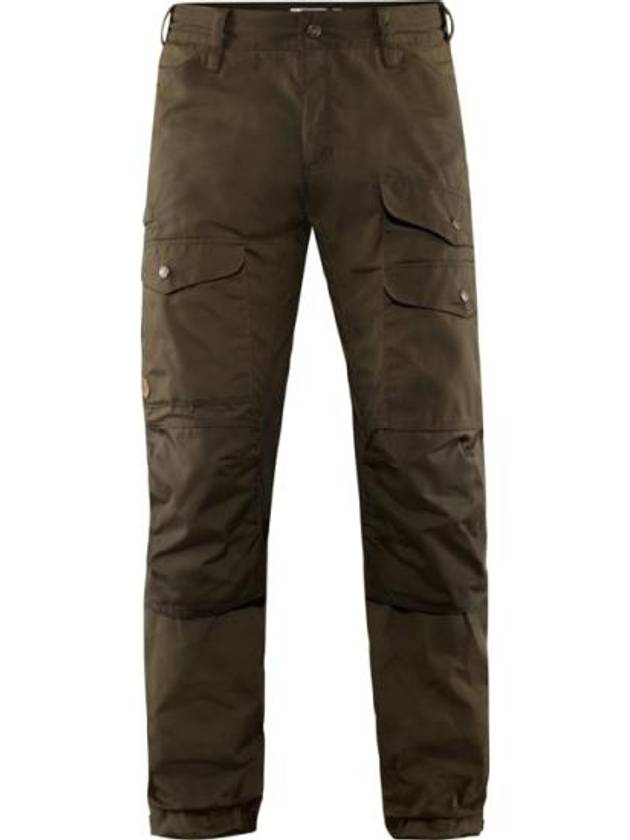 Men's Long Vidda Pro Ventilated Track Pants Dark Olive - FJALL RAVEN - BALAAN 2