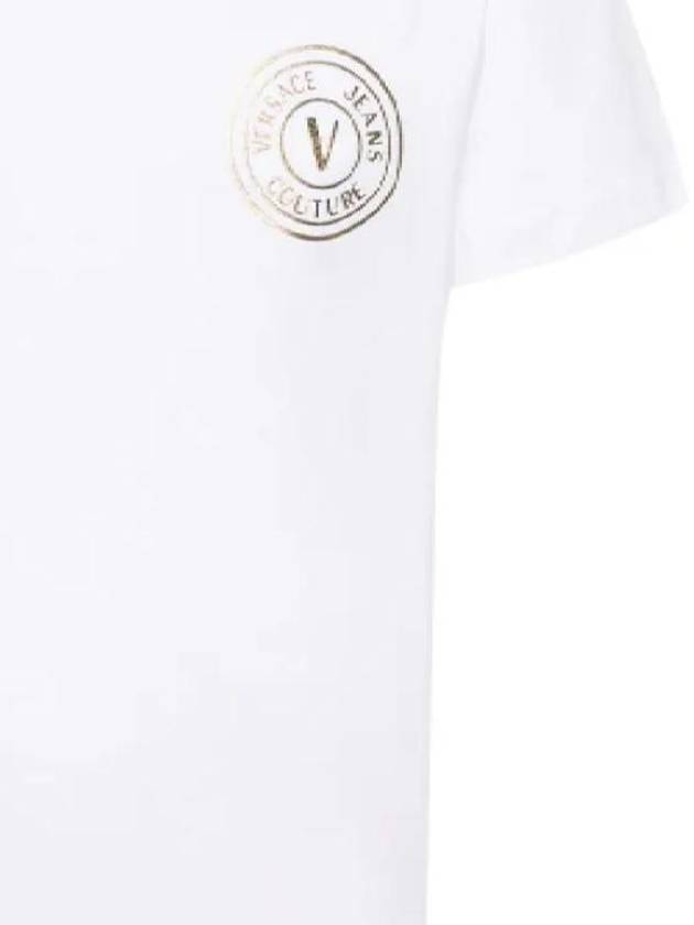 Short Sleeve T Shirt 76GAHT03 CJ00T G03 White - VERSACE - BALAAN 2