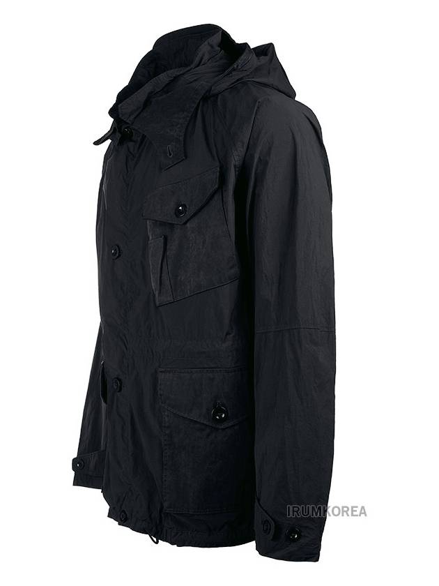 Mid-Layer Hooded Jacket Black - TEN C - BALAAN 3