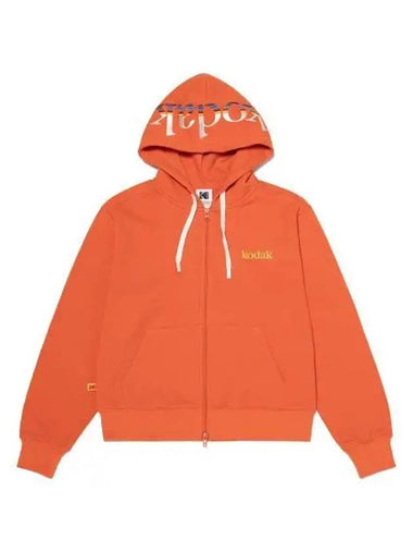 KODAK Rainbow Big Logo Hood Zip up Women ORANGE - KODO - BALAAN 1