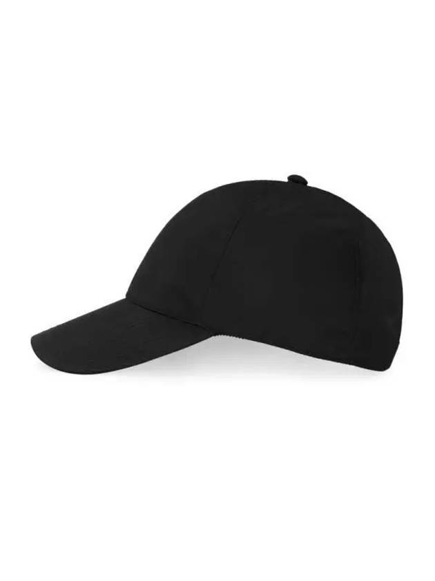 Re-Nylon Triangle Logo Baseball Cap Black - PRADA - BALAAN 5