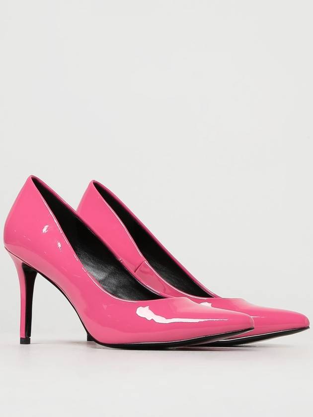 Versace Jeans Couture patent pumps with embossed logo - VERSACE - BALAAN 2