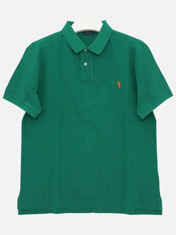 Ralph Lauren Pony Embroidered Logo Slim Fit Collar Men s PK T shirt 710680784303 - POLO RALPH LAUREN - BALAAN 1