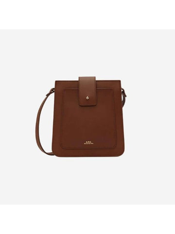 Alvine Shoulder Bag Nut Brown - A.P.C. - BALAAN 1