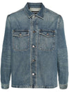 Logo Label Denim Jacket Blue - TOM FORD - BALAAN 2