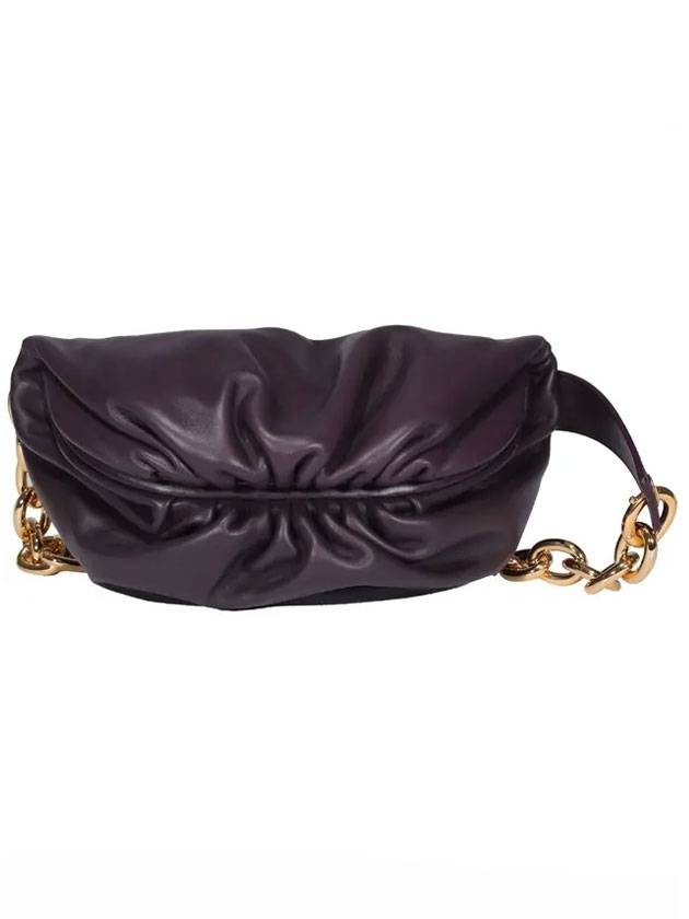 Chain Leather Belt Bag Grape - BOTTEGA VENETA - BALAAN 1