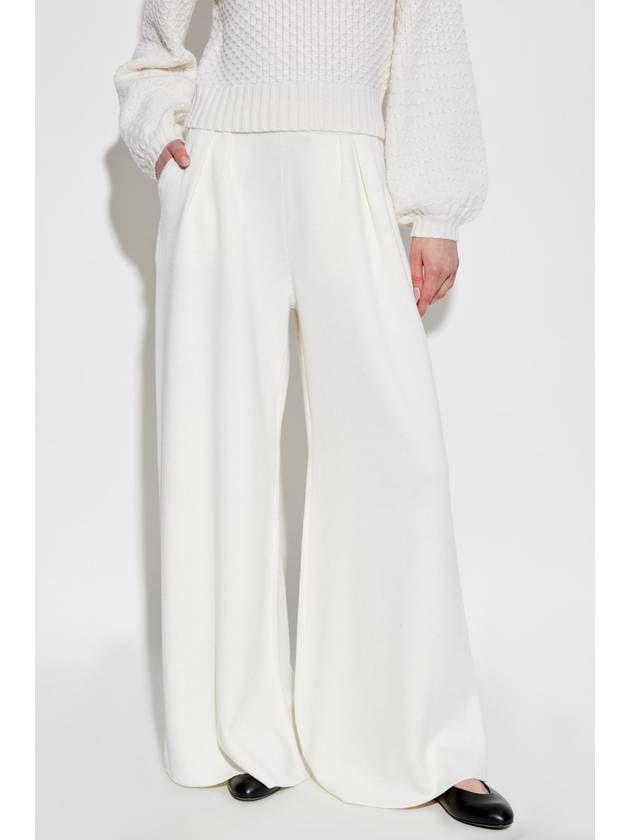 Max Mara Wool Trousers Medium, Women's, White - MAX MARA - BALAAN 3