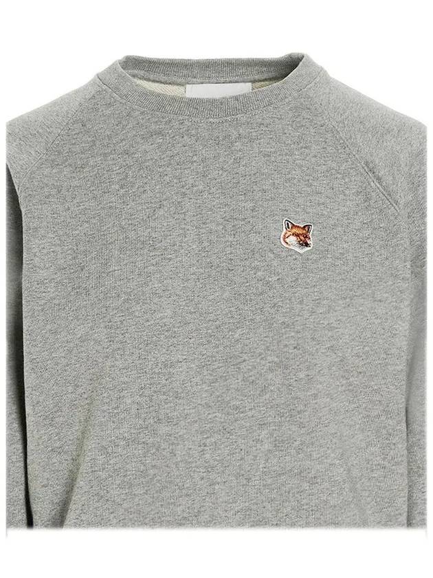 Fox Head Patch Adjusted Sweatshirt Grey Melange - MAISON KITSUNE - BALAAN 5