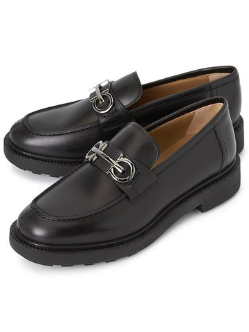 Ferragamo Men's Loafers GALLES NERO 0762334 EEE Foot EEE - SALVATORE FERRAGAMO - BALAAN 1