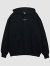 Drold Monsieur slogan hoodie P04 BL black - DROLE DE MONSIEUR - BALAAN 1