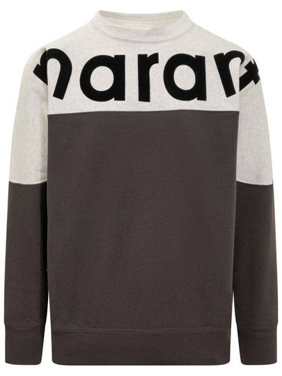 Howley Logo Crew Neck Sweatshirt Faded Black - ISABEL MARANT - BALAAN 2