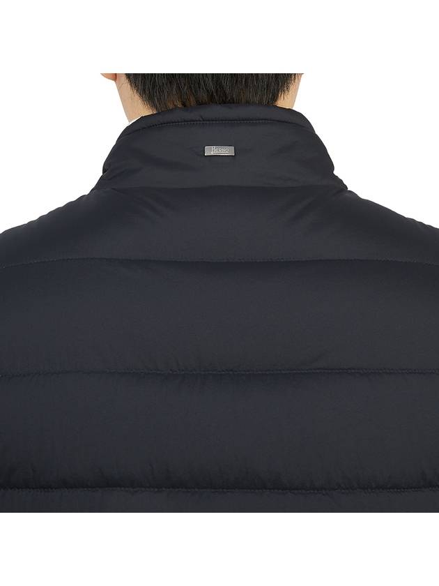 Down Padded Vest Navy - HERNO - BALAAN 10