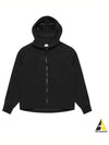 Shell R Goggle Hooded Jacket Black - CP COMPANY - BALAAN 2