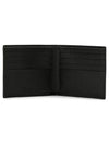 Saffiano Leather Half Wallet Black - PRADA - BALAAN 4