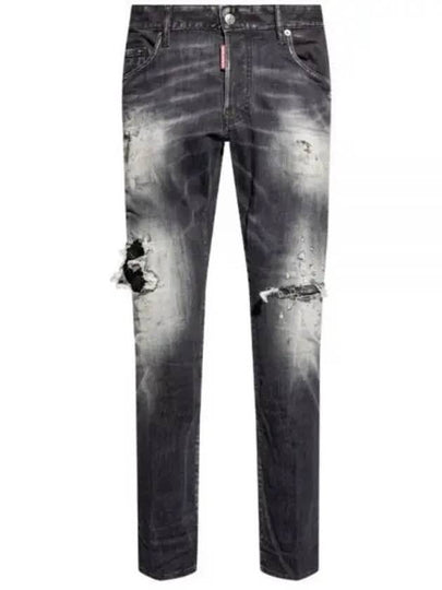 Skater Distressed Jeans Grey - DSQUARED2 - BALAAN 2