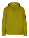 Men's Light Fleece Lens Wappen Hoodie Green - CP COMPANY - BALAAN 2