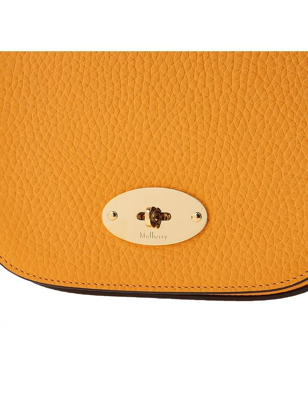 Small Darley Satchel Logo Calfskin Cross Bag Yellow - MULBERRY - BALAAN 8