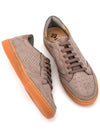 386 Brooklyn suede sneakers chocolate beige - BSQT - BALAAN 3