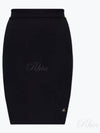 Embroidered ORB Pencil Skirt Black - VIVIENNE WESTWOOD - BALAAN 2