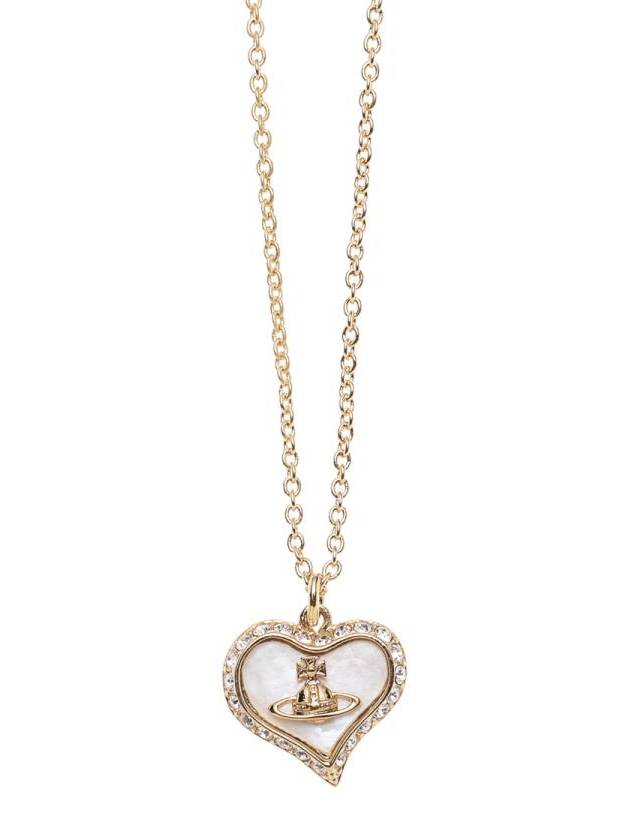 Petra Heart Logo Necklace Gold - VIVIENNE WESTWOOD - BALAAN 4