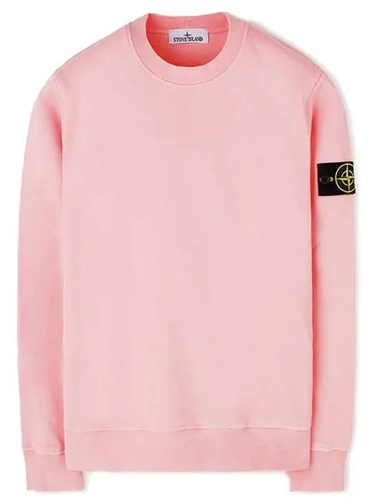 Wappen Patch Crew Neck Sweatshirt Pink - STONE ISLAND - BALAAN 2