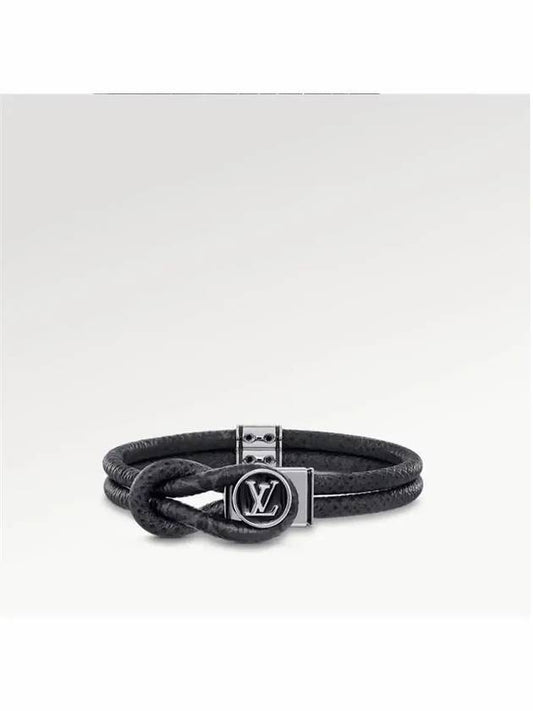 Loop It Monogram Bracelet Black - LOUIS VUITTON - BALAAN 2